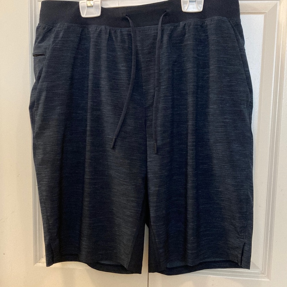 Lululemon The SHORT 11” inseam heathered navy